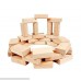 StarMall Set of 10 Montessori Teaching Aids Material Unfinished Wooden Craft Blocks Rectangulars B010FKVK30